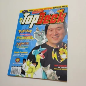 1999 Top Deck Magazine Featuring Pokemon Fossil Pull Out  - Describes Every Card