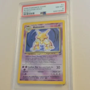 Alakazam - Pokemon Base Set 2 #1 - Near Mint to Mint PSA 8