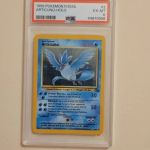 Articuno - Pokemon Fossil #2 - Holo - Excellent to Near Mint PSA 6