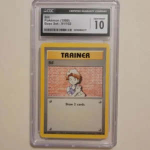 Bill - Pokemon Base Set #91 - Gem Mint CGC 10