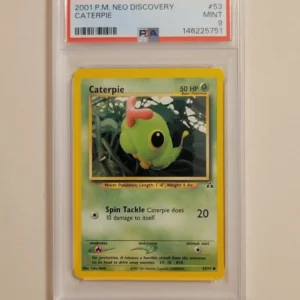Caterpie - Pokemon Neo Discovery #53 - Mint PSA 9