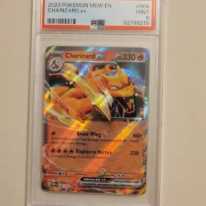 Charizard EX - Pokemon Mew 151 EN #006 - Mint PSA 9