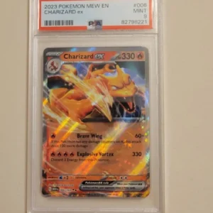 Charizard EX - Pokemon Mew 151 EN #006 - Mint PSA 9