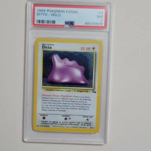 Ditto - Pokemon Fossil #3 - Near Mint PSA 7