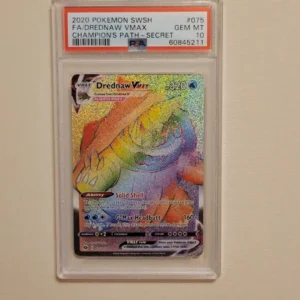 Drednaw VMAX - Pokemon SWSH Champion's Path #75 - Full Art - Gem Mint PSA 10