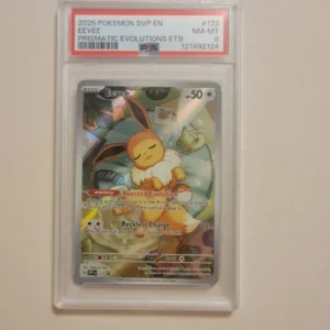 Eevee - Pokemon SV Promo Prismatic Evolutions #173 - Near Mint to Mint PSA 8