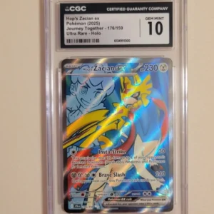 Hop's Zacian Ex - Pokemon Journey Together #176 - Gem Mint CGC 10