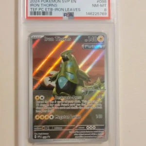 Iron Thorns - Pokemon Center ETB Scarlet and Violet Promo #098 - PSA 8