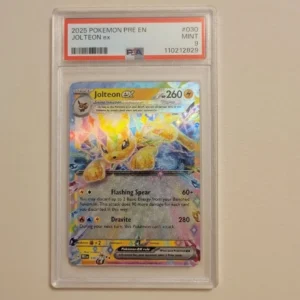 Jolteon Ex - Pokemon Prismatic Evolutions #030 - Stamped - Mint PSA 9