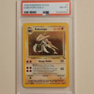 Kabutops - Pokemon Fossil #9 - Near Mint to Mint PSA 8