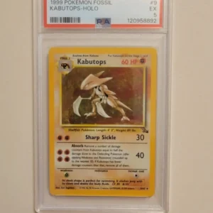 Kabutops-Pokemon Fossil #9 - Excellent PSA 5