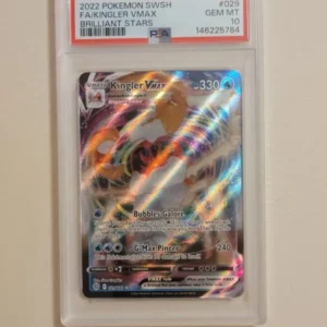 Kingler Vmax - Pokemon Brilliant Stars #029 - Gem Mint PSA 10