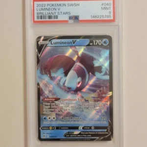 Lumineon V - Pokemon Brilliant Stars #040 - Mint PSA 9