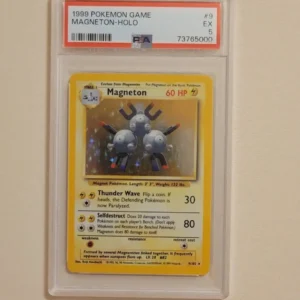 Magneton - Pokemon Base Set #9 - Excellent PSA 5