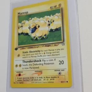 Mareep - Pokemon Neo Genesis First 1st Edition #65 - Common
