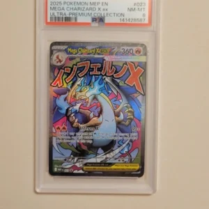 Mega Charizard X EX - Pokemon Mega Evolutions UPC Promo #023 - Near Mint PSA 8