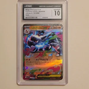Mega Charizard X EX - Pokemon Japanese Inferno X #013 - Gem Mint CGC 10