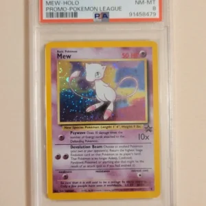Mew - Pokemon WOTC Black Star Promo #9 - Near Mint to Mint PSA 8