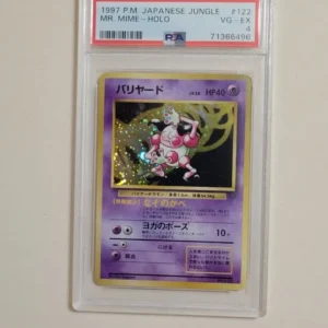 Mr. Mime - Pokemon Japanese Jungle #122 - Very Good to Excellent PSA 4