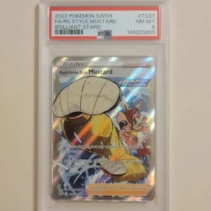 Mustard - Pokemon Brilliant Stars #TG27 - Near Mint to Mint PSA 8