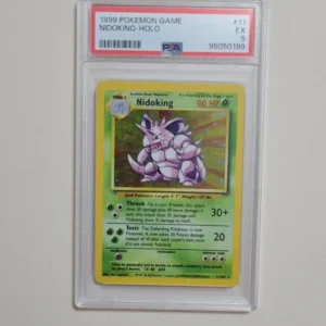 Nidoking - Pokemon Base Set #11 - Excellent PSA 5