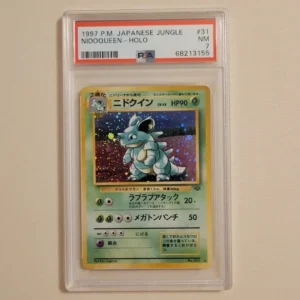 Nidoqueen - Pokemon Japanese Jungle #31 - Near Mint PSA 7