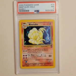 Ninetales - Pokemon Base Set 2 #13 - Near Mint PSA 7