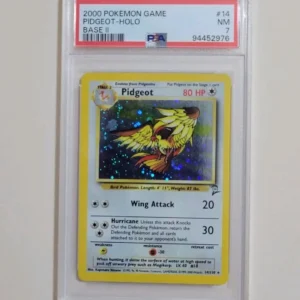 Pidgeot - Pokemon Base Set 2 #14 - Holo - Near Mint PSA 7