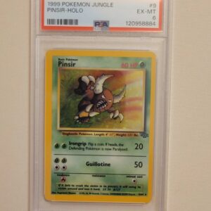 Pinsir - Pokemon Jungle #9 - Excellent to Near Mint PSA 6