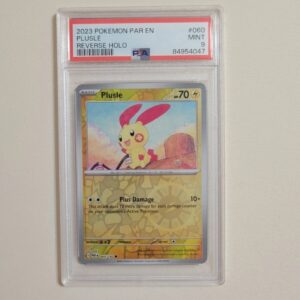 Plusle - Pokemon Paradox Rift - Reverse Holo - Mint PSA 9