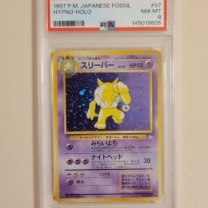 Hypno - Pokemon Japanese Fossil #097 - Near Mint to Mint PSA 8