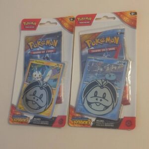 Pokemon Surging Sparks Checklane Blister Booster Pack x2 Set - Sealed