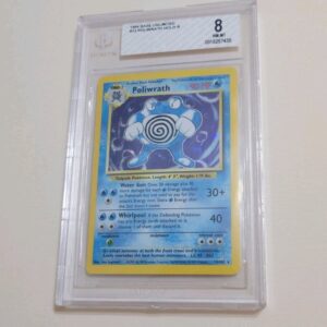 Poliwrath - Pokemon Base Set #13 - Near Mint to Mint BGS Beckett 8