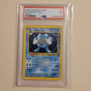 Poliwrath - Pokemon Base Set 2 #15 - Near Mint PSA 7