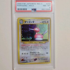 Porygon2 - Pokemon Japanese Neo Revelation #233 - Near Mint to Mint PSA 8