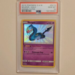 Seviper - Pokemon Hidden Fates #SV15 - Gem Mint PSA 10