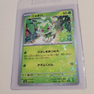Sprigatito - Pokemon Japanese Shiny Treasure EX #012 - Reverse Near Mint to Mint