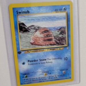 Swinub - Pokemon Neo Genesis First 1st Edition #79 - Common