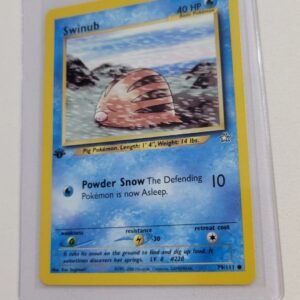 Swinub - Pokemon Neo Genesis First 1st Edition #79 - Common