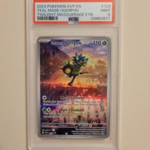 Teal Mask Ogerpon - Pokemon Scarlet Violet Promo SVP #123 - Mint PSA 9