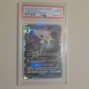 Tyranitar GX - Pokemon Japanese Sun Moon Super-Burst Impact #59 Gem Mint PSA 10