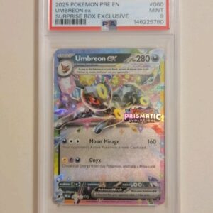 Umbreon Ex - Pokemon Prismatic Evolutions Stamped Promo #060 - Mint PSA 9