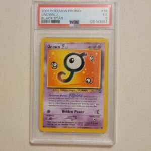 Unown J - Pokemon WOTC Black Star Promo #38 - Excellent PSA 5