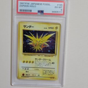 Zapdos - Pokemon Japanese Mystery of the Fossil #145 - Excellent to Mint PSA 6