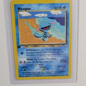 Wooper - Pokemon Neo Genesis First 1st Edition #82 - Common