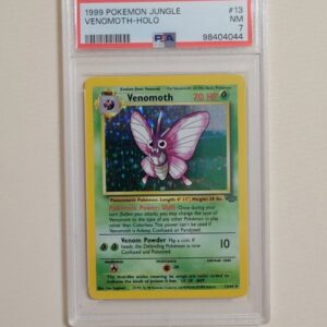 Venomoth - Pokemon Jungle #13 - Near Mint PSA 7