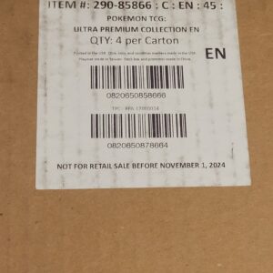 Pokemon Terapagos Ultra Premium Collection X4 - Pokemon Center Version - Sealed