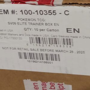 Pokemon Journey Together Elite Trainer Box ETB X10 Case - Sealed