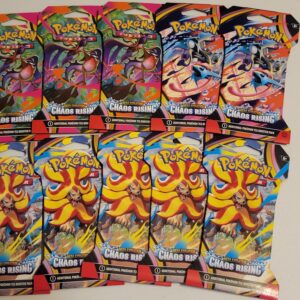 Pokemon Chaos Rising Sleeved Booster Pack X10 - Sealed