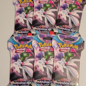 Pokemon Paradox Rift Sleeved Booster Pack X6 - Gardevoir Art - Sealed